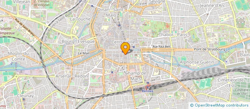 localisation de l'entreprise ASS COPRO 16 RUE DU PRE BOTTE  RENNES