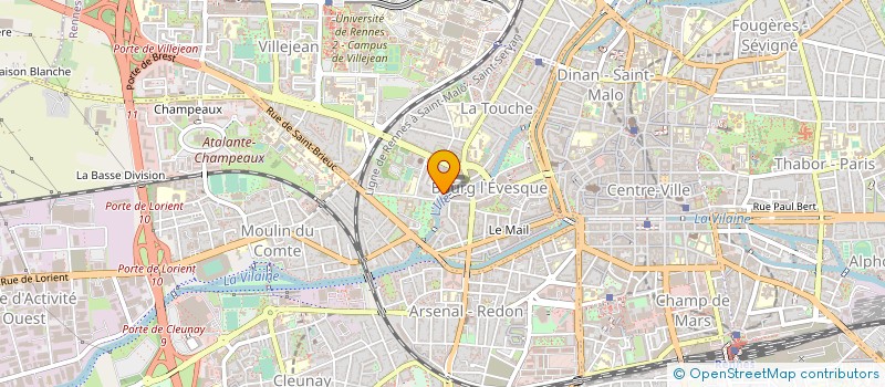 localisation de l'entreprise ASS COPRO 17-19 RUE FREDERIC SACHER  RENNES