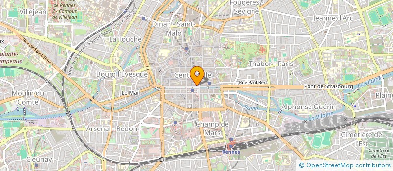 localisation de l'entreprise ASS COPRO 17 QUAI LAMARTINE  RENNES