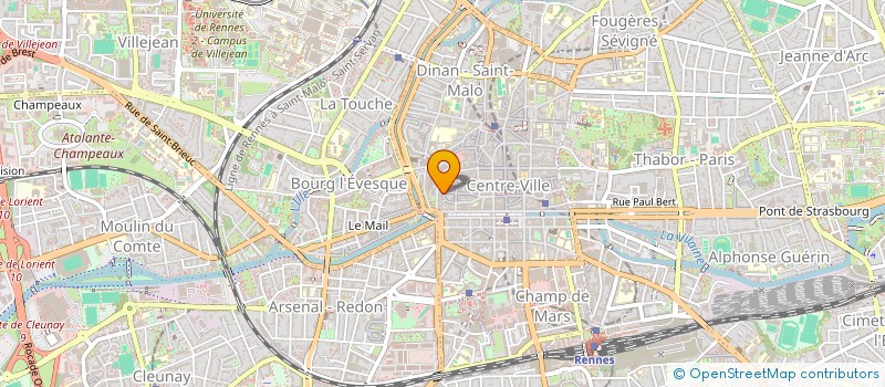 localisation de l'entreprise ASS COPRO 17 R DES DAMES  RENNES