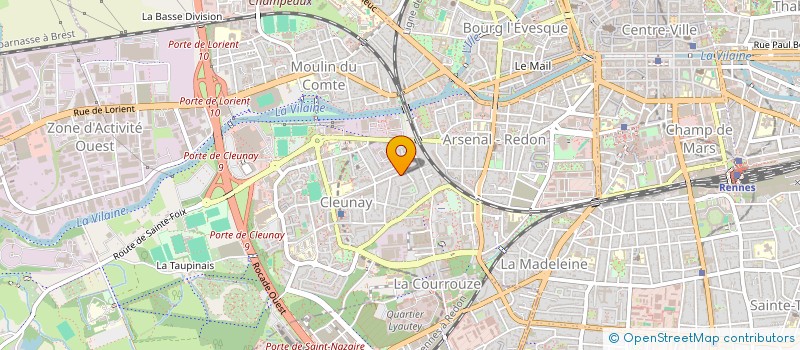 localisation de l'entreprise ASS COPRO 17 RUE CHAMPION DE CICE  RENNES