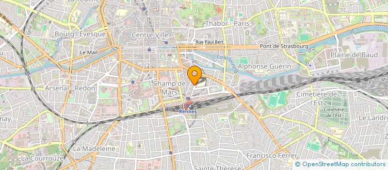 localisation de l'entreprise ASS COPRO 18 20 AV LOUIS BARTHOU  RENNES