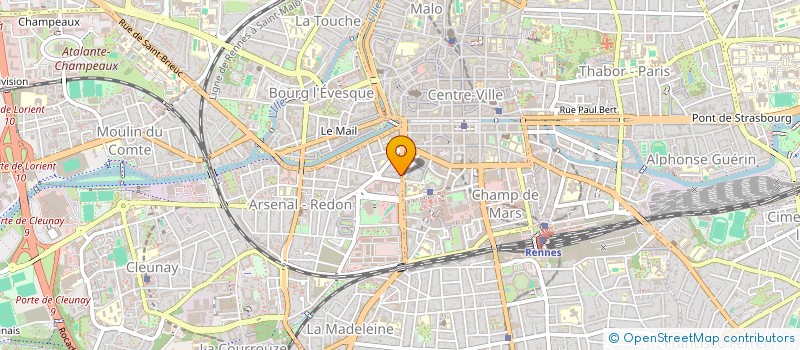 localisation de l'entreprise ASS COPRO 18 BD TOUR AUVERGNE  RENNES