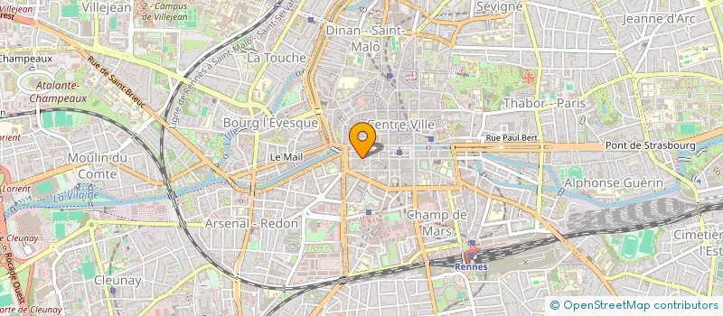 localisation de l'entreprise ASS COPRO 18 RUE DE LA CHALOTAIS  RENNES