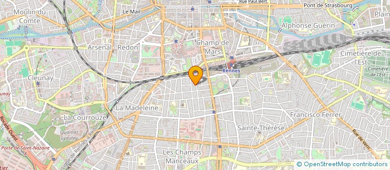 localisation de l'entreprise ASS COPRO 18 RUE MARCAIS MARTIN  RENNES