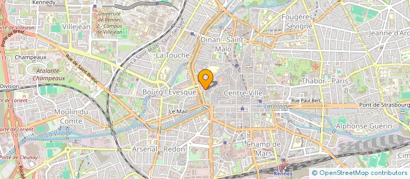 localisation de l'entreprise ASS COPRO 18 RUE NANTAISE  RENNES