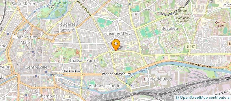 localisation de l'entreprise ASS COPRO 19 AV GENERAL LECLERC  RENNES