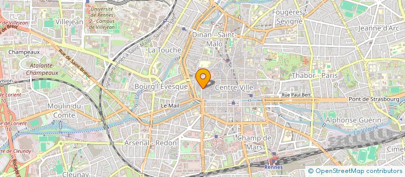 localisation de l'entreprise ASS COPRO 19 RUE DE LA MONNAIE  RENNES