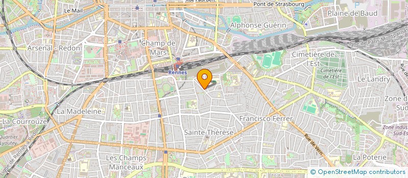 localisation de l'entreprise ASS COPRO 19 RUE DE RIAVAL  RENNES