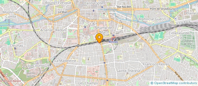 localisation de l'entreprise ASS COPRO 19 RUE LOUIS BLERIOT  RENNES