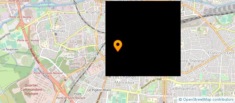 localisation de l'entreprise ASS COPRO 195 RUE DE NANTES  RENNES