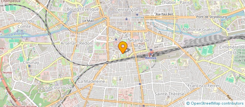 localisation de l'entreprise ASS COPRO 1A A 3B PL 50IEME ARTILLERIE  RENNES