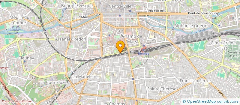 localisation de l'entreprise ASS COPRO 1A A 7B R DU 10IEME ARTILLERIE  RENNES