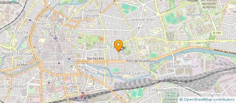 localisation de l'entreprise ASS COPRO 2 & 4 RUE RAOUL PONCHON  RENNES