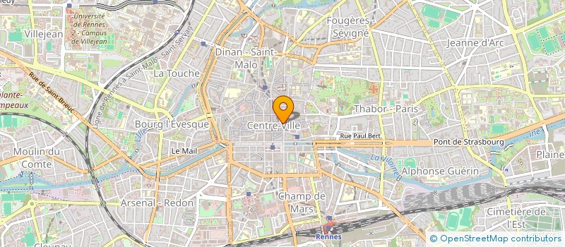 localisation de l'entreprise ASS COPRO 2 PL PARLEMENT DE BRETAGNE  RENNES