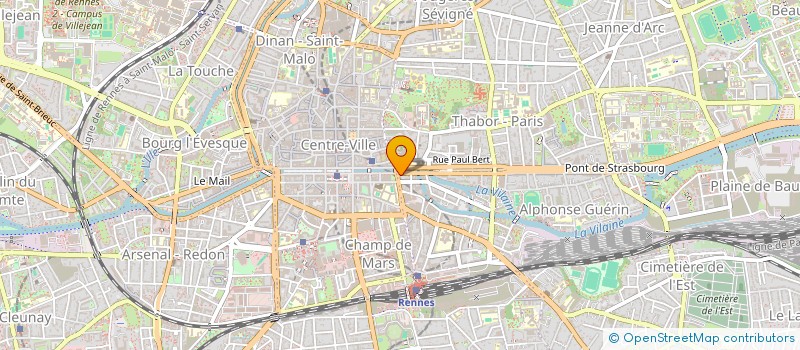 localisation de l'entreprise ASS COPRO 2 QUAI RICHEMONT  RENNES