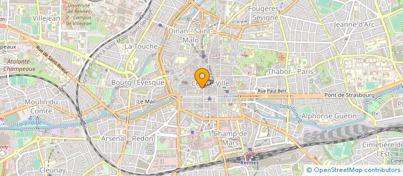 localisation de l'entreprise ASS COPRO 2 R BEAUMANOIR  RENNES