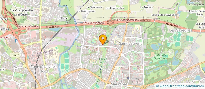 localisation de l'entreprise ASS COPRO 2 RUE EMILE BERNARD  RENNES