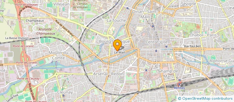 localisation de l'entreprise ASS COPRO 2 RUE LENEE  RENNES