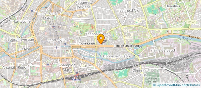 localisation de l'entreprise ASS COPRO 2 RUE LENOIR  RENNES