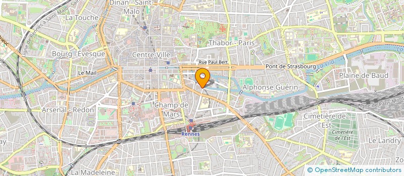 localisation de l'entreprise ASS COPRO 2 RUE MARIE ALIZON  RENNES