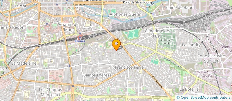 localisation de l'entreprise ASS COPRO 21 BIS RUE A LERAY  RENNES