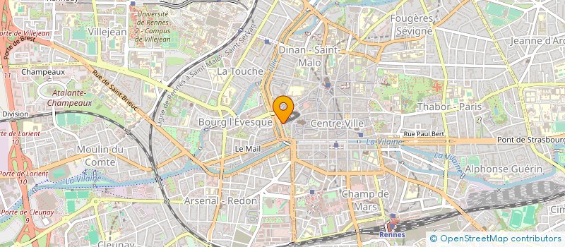 localisation de l'entreprise ASS COPRO 21 RUE NANTAISE  RENNES