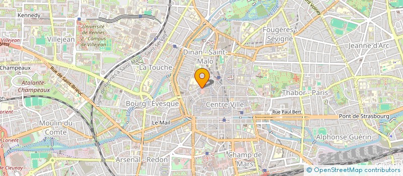 localisation de l'entreprise ASS COPRO 22 PLACE DES LICES  RENNES