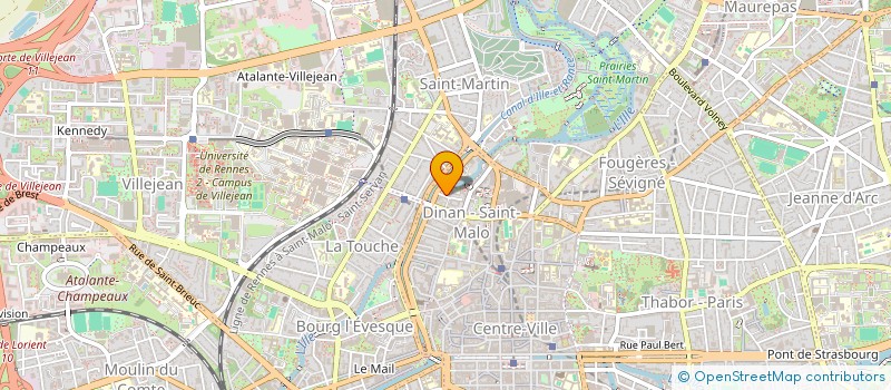 localisation de l'entreprise ASS COPRO 22 R JULES GUESDE  RENNES