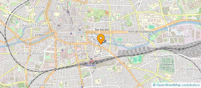 localisation de l'entreprise ASS COPRO 22 RUE ALAIN GERBAULT  RENNES