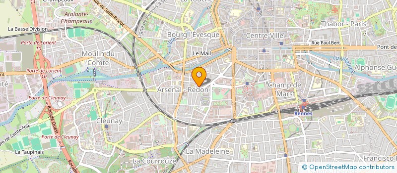 localisation de l'entreprise ASS COPRO 22 RUE D'INKERMANN  RENNES