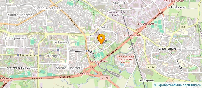 localisation de l'entreprise ASS COPRO 22 RUE VICTOR SCHOELCHER  RENNES