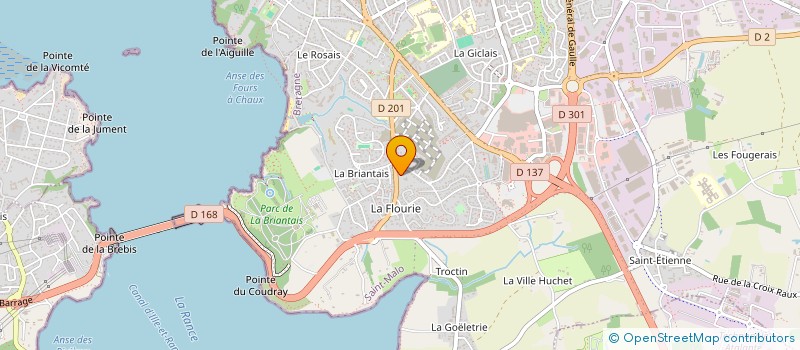 localisation de l'entreprise ASS COPRO 23 BD DE LA RANCE  SAINT-MALO