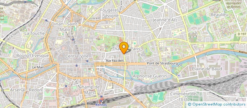 localisation de l'entreprise ASS COPRO 23 RUE DE CHATEAUDUN  RENNES