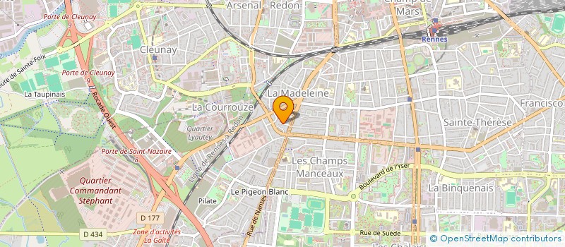 localisation de l'entreprise ASS COPRO 24 IMP DE LA CROIX BLANCHE  SAINT-JACQUES-DE-LA-LANDE