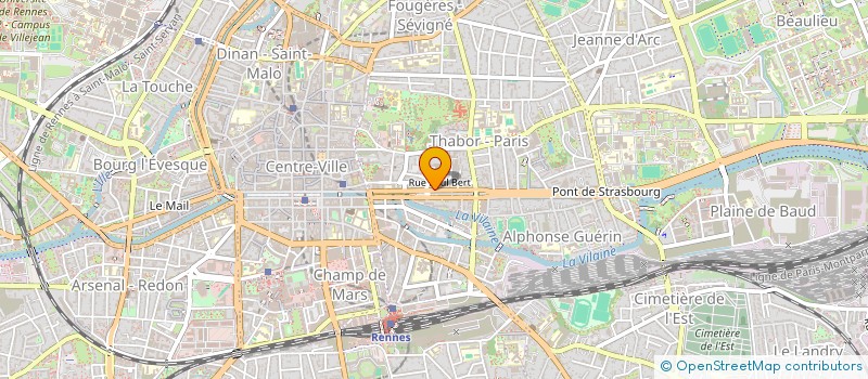 localisation de l'entreprise ASS COPRO 25 AV ARISTIDE BRIAND  RENNES