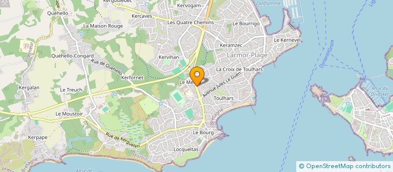 localisation de l'entreprise ASS COPRO 25 AV KENNEDY  LARMOR-PLAGE