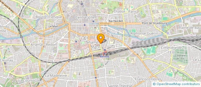 localisation de l'entreprise ASS COPRO 25 BD MAGENTA  RENNES