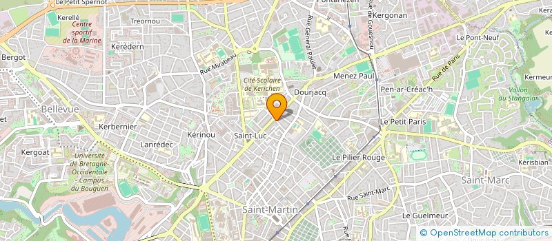 localisation de l'entreprise ASS COPRO 26 RUE CASANOVA à BREST