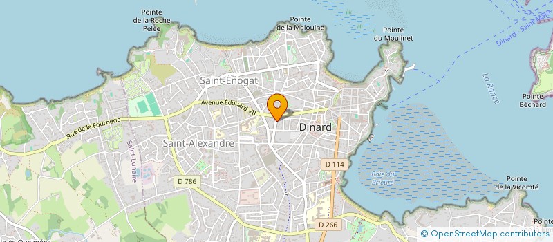 localisation de l'entreprise ASS COPRO 27 BD L HOTELIER IMM ETOILE  DINARD