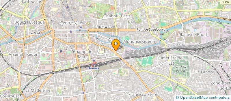 localisation de l'entreprise ASS COPRO 27 BD LAENNEC  RENNES