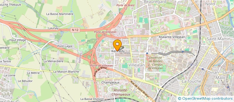 localisation de l'entreprise ASS COPRO 27 RUE DU NIVERNAIS  RENNES