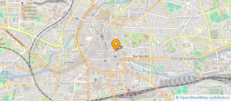 localisation de l'entreprise ASS COPRO 28 RUE ST GEORGES  RENNES