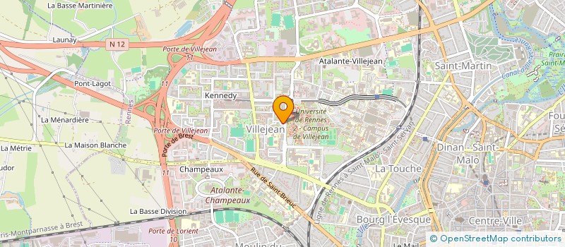 localisation de l'entreprise ASS COPRO 29 AU 35 AV GASTON BERGER  RENNES