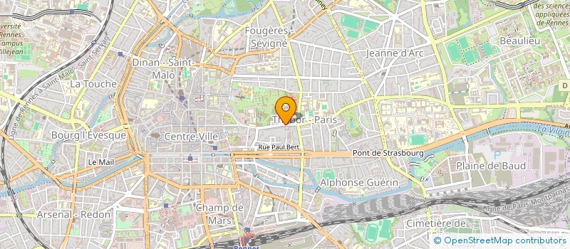 localisation de l'entreprise ASS COPRO 29 RUE DE PARIS  RENNES