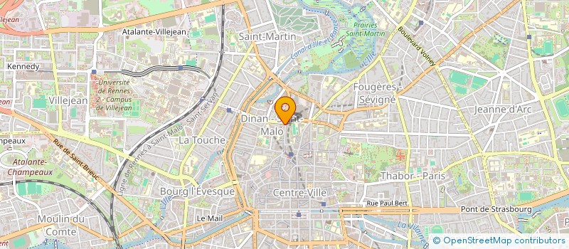 localisation de l'entreprise ASS COPRO 29 RUE DE SAINT MALO  RENNES