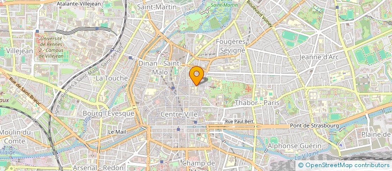 localisation de l'entreprise ASS COPRO 29 RUE ST MELAINE  RENNES