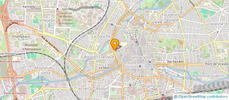 localisation de l'entreprise ASS COPRO 3 & 3B BD CHEZY  RENNES