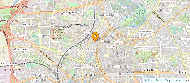 localisation de l'entreprise ASS COPRO 3 A 20 RUE CARDINAL GUYON SDC LA COMMANDERIE  RENNES