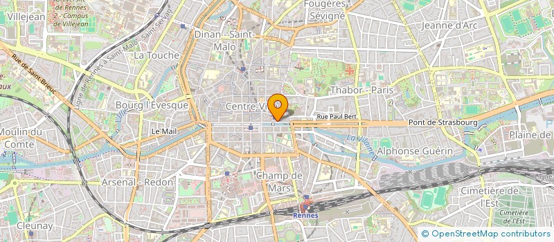 localisation de l'entreprise ASS COPRO 3 QU CHATEAUBRIAND  RENNES